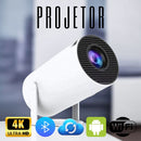 🌟UltraVision® Projetor LED 4K - Full HD 1080P - Portátil com WiFi e Bluetooth - Android 11.0