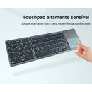 Mini Teclado Bluetooth Dobrável