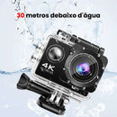 Câmera de Ação Profissional Portátil 4K Ultra HD 30FPS - FlashMotion Pro®