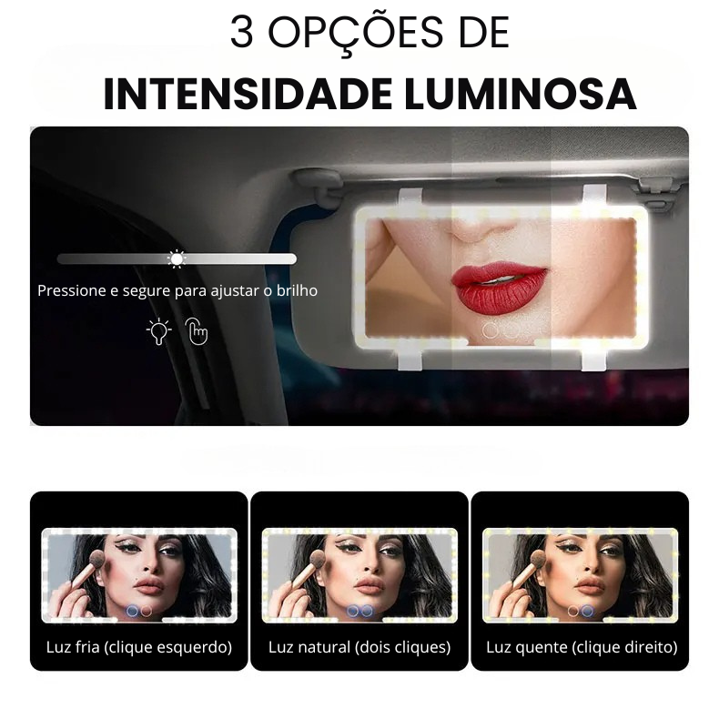 RadiantGlow® - Espelho Luminoso para Maquiagem