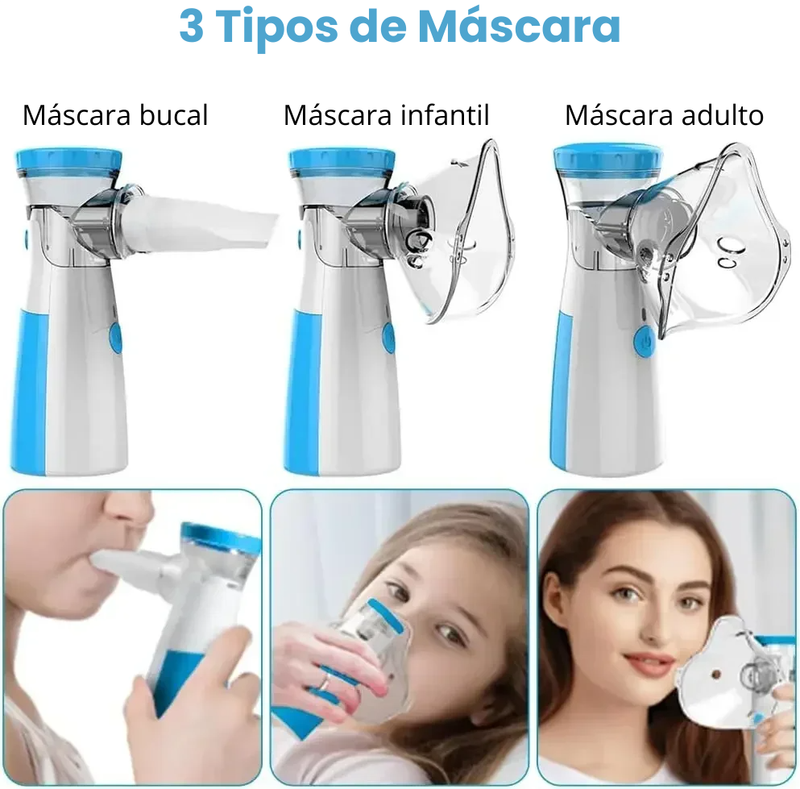 AirPulse Pro® - Inalador Nebulizador Portátil