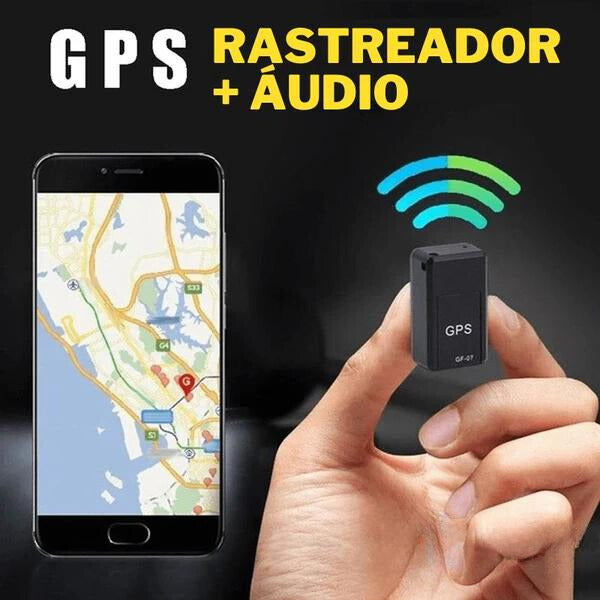 Mini Rastreador GPS - Rastreia e Grava Audio - GF-07