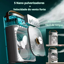 Mini Climatizador e Umididficador Portátil 3 em 1