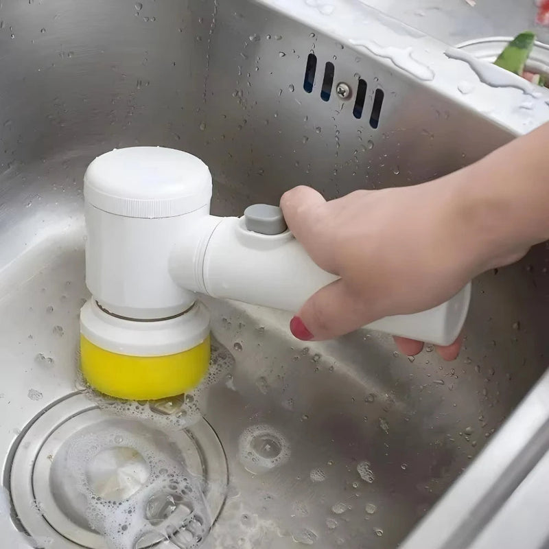 Escova Elétrica de Limpeza Multifuncional 3 em 1