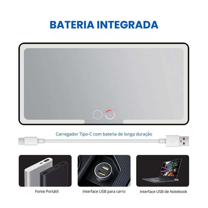 RadiantGlow® - Espelho Luminoso para Maquiagem