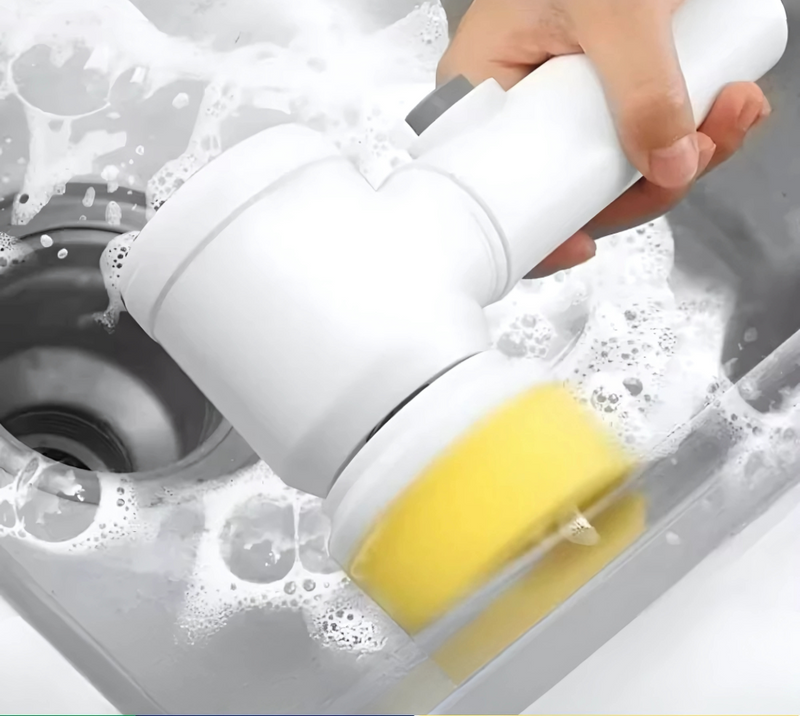 Escova Elétrica de Limpeza Multifuncional 3 em 1