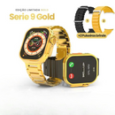 Smartwatch - Serie 9 Gold + 2 Pulseiras de Brinde🎁