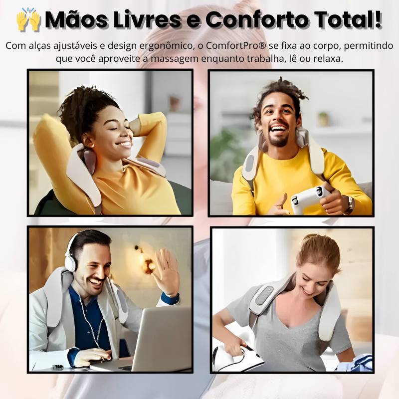 Massageador Elétrico Multifuncional - ComfortPro®