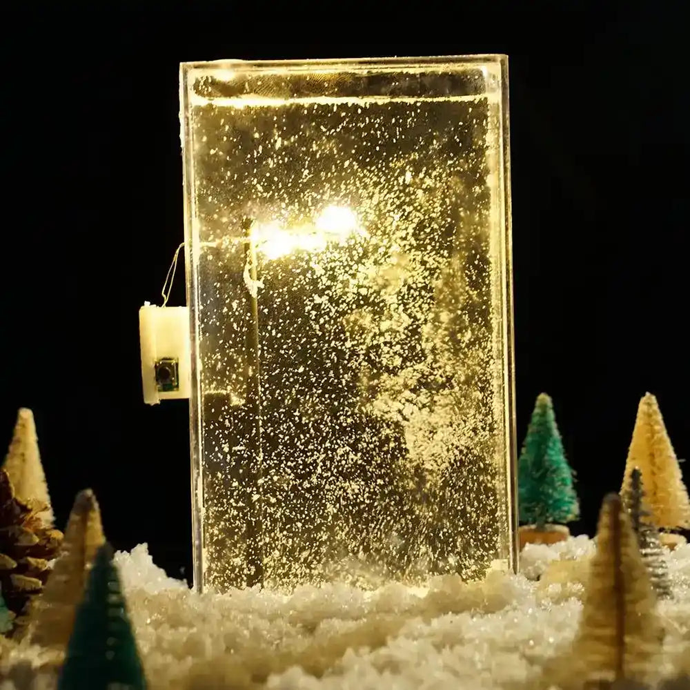 Luminária Artesanal DIY com Tema de Neve - SnowDream®, image size:1000x1000