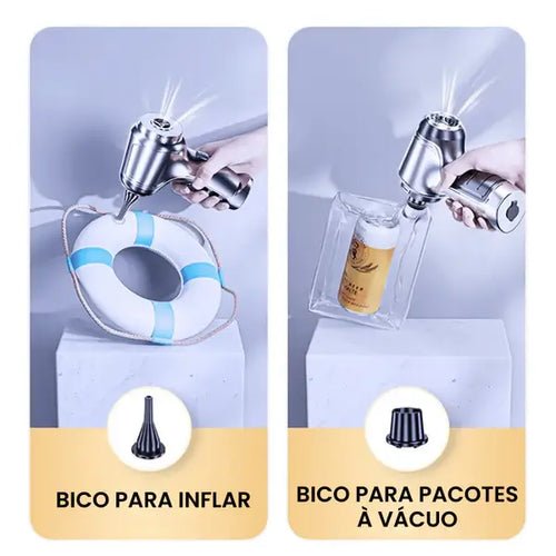 Aspirador de Pó Portátil 4 em 1 TurboClean® - Últimas Unidades Com Kit de Bicos Grátis