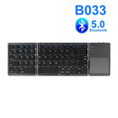 Mini Teclado Bluetooth Dobrável