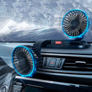 CarFresh Duo® - Ventilador Automotivo Portátil Duplo [Poder Ultra]