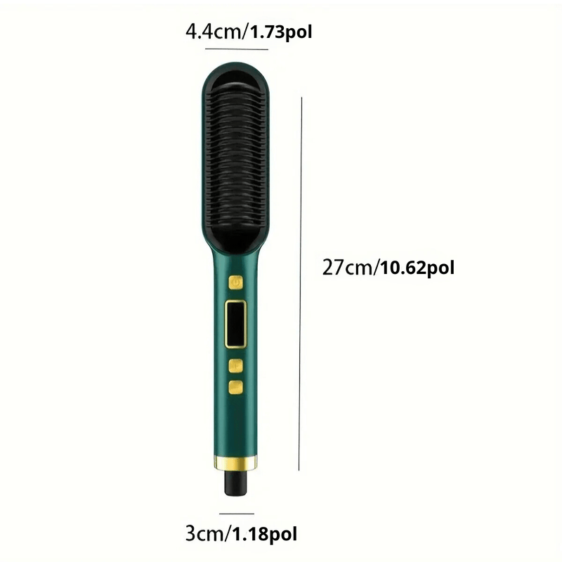 Escova Alisadora AlisaPro® - Cabelos Lisos e Radiantes em Minutos! - Klahr Tech