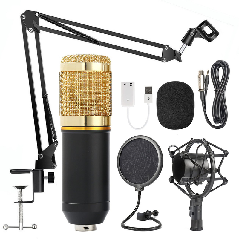 Microfone de Estúdio Profissional ClearTone® Com Braço Articulado