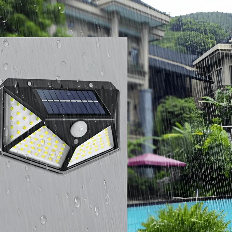 Luminária Solar SunGlow® 100 Leds Com Sensor e a Prova D'água