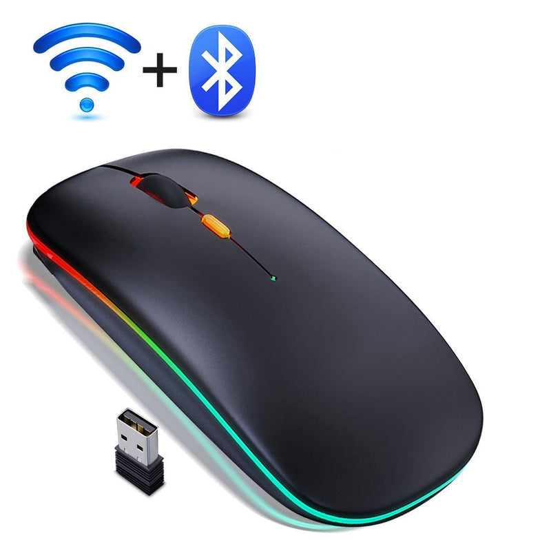 Mouse sem fio Recarregável Gamer 1600 DPI - ApexPredator®