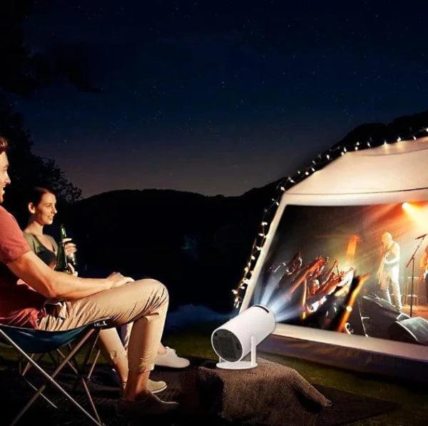 🌟UltraVision® Projetor LED 4K - Full HD 1080P - Portátil com WiFi e Bluetooth - Android 11.0